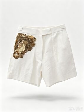 Dries Van Noten white short